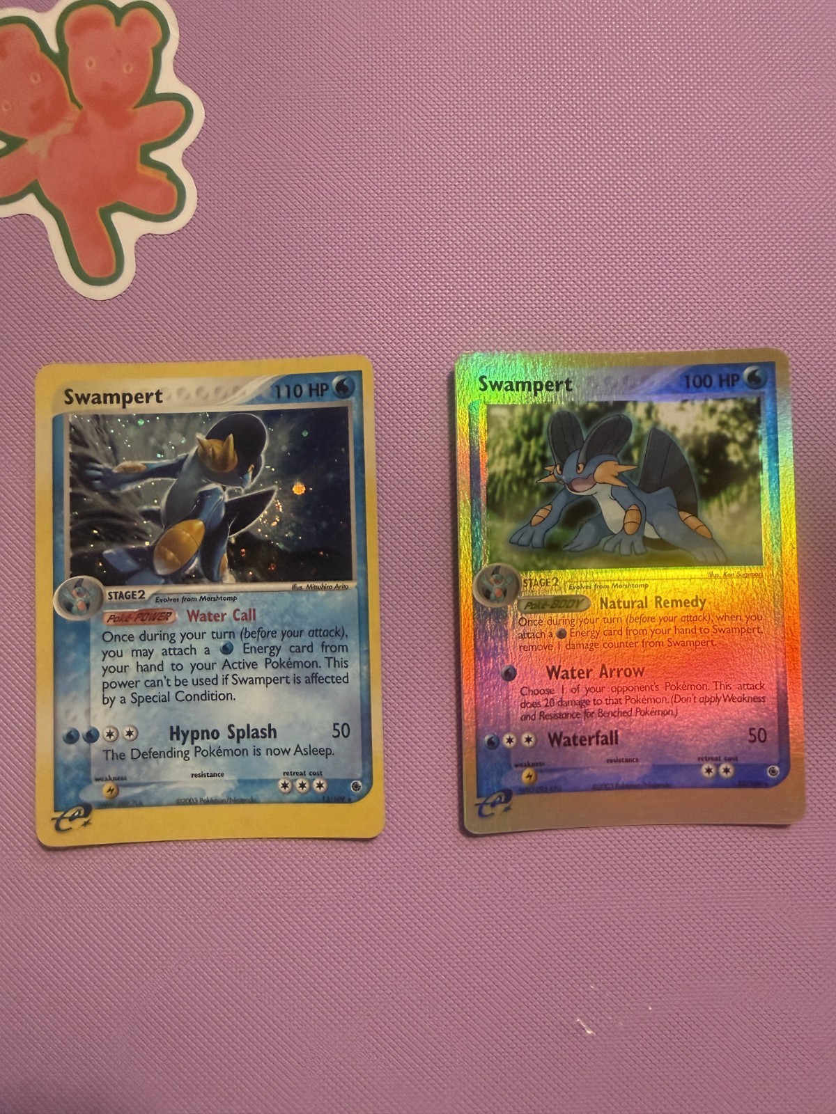 Swampert EX Ruby & Sapphire Minty Lot NM FART SWIRL Swampert EX Ruby & Sapphire Minty Lot NM FART SWIRL