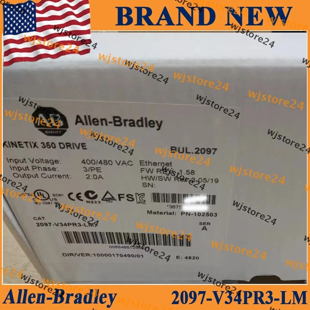 2097-V34PR3-LM NEW PLC Kinetix 350 1.0kW Servo Drive 2097V34PR3LM New AB