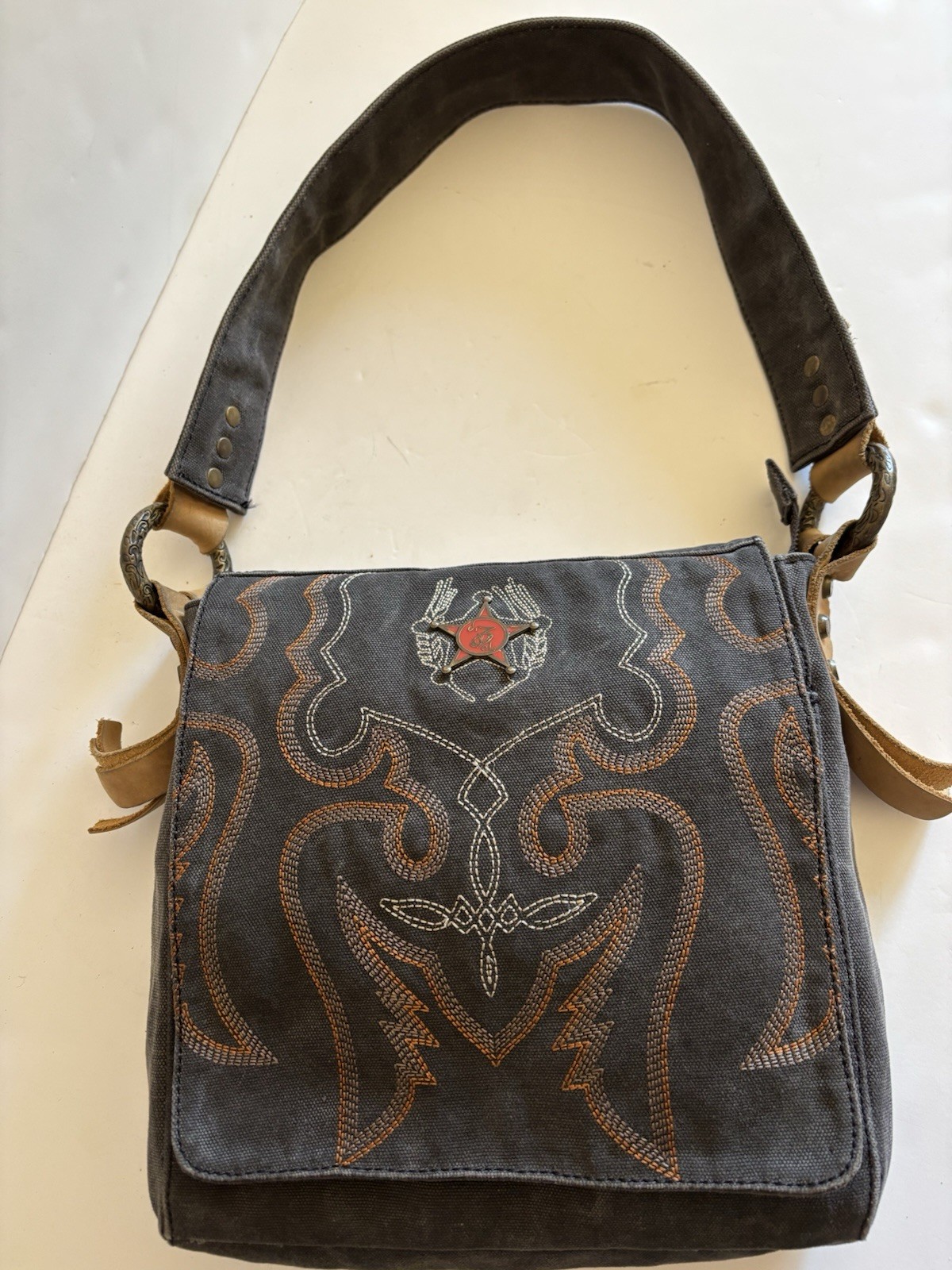 Diesel Vintage 90s Crossbody Shoulder Western Y2K Sling Bag Masenger Bag