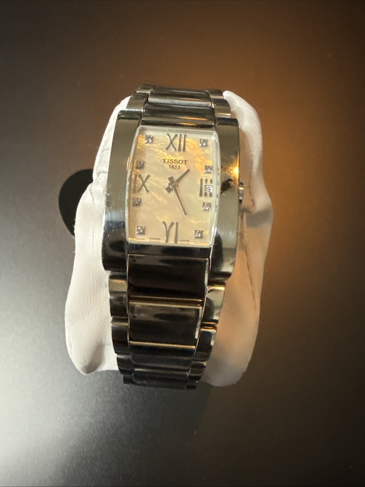 Tissot Generosi-T Mother Of Pearl Diamond Dial Woman's Watch T007.309 Tissot Generosi-T Mother Of Pearl Diamond Dial Woman's Watch T007.309