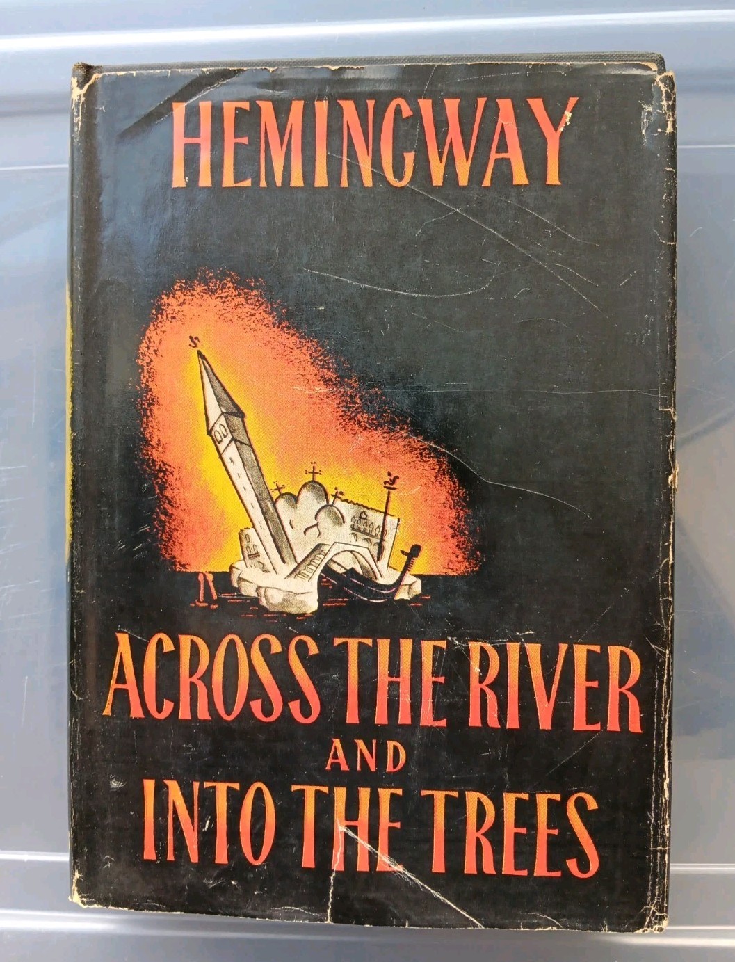 Ernest Hemingway Across the River & Into the Trees HCDJ 1950 1st/2nd $3.00 Flap Ernest Hemingway Across the River & Into the Trees HCDJ 1950 1st/2nd $3.00 Flap