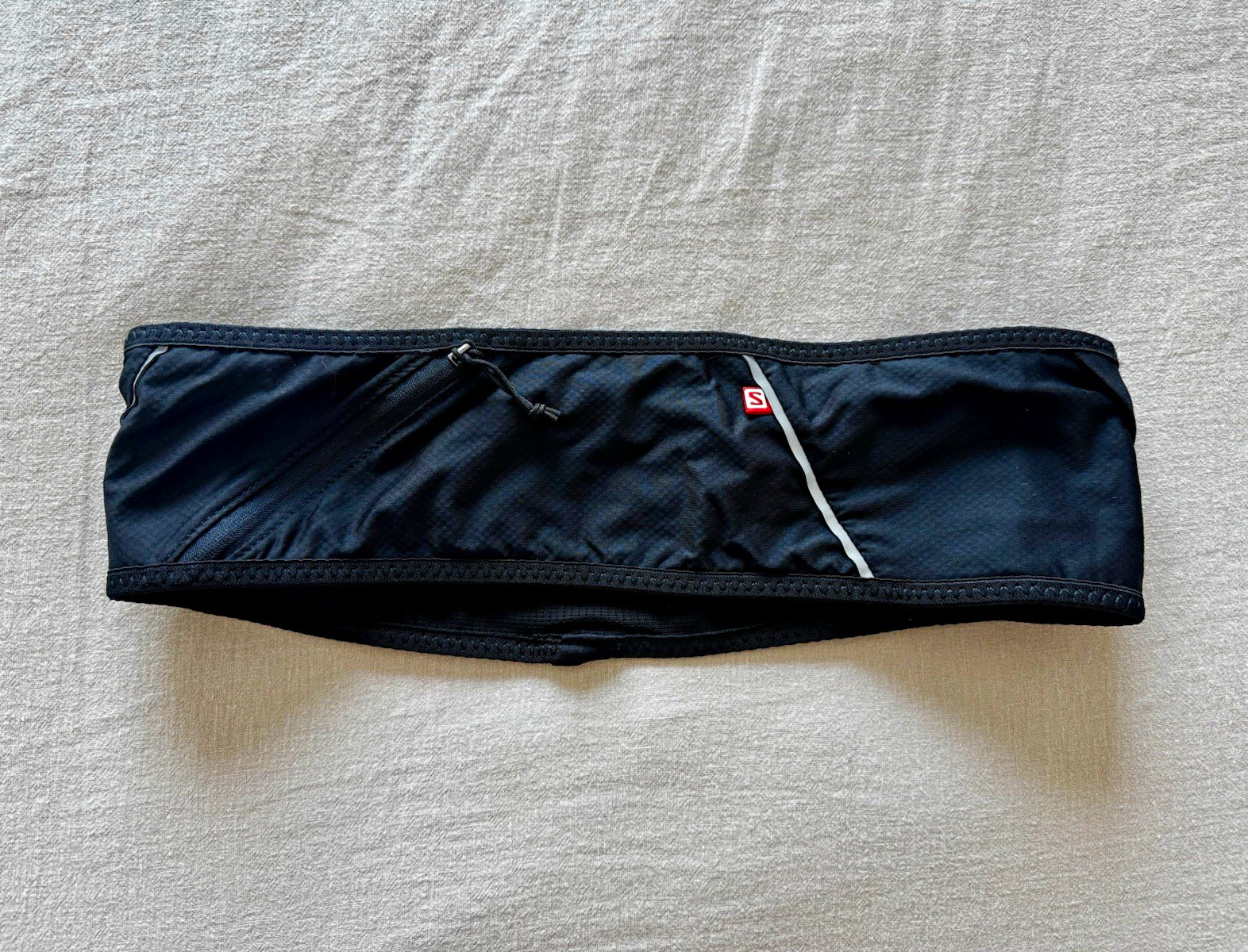 Salomon Pulse Running Waist Belt Size L 5L Pocket Adjustable Reflective Black Salomon Pulse Running Waist Belt Size L 5L Pocket Adjustable Reflective Black