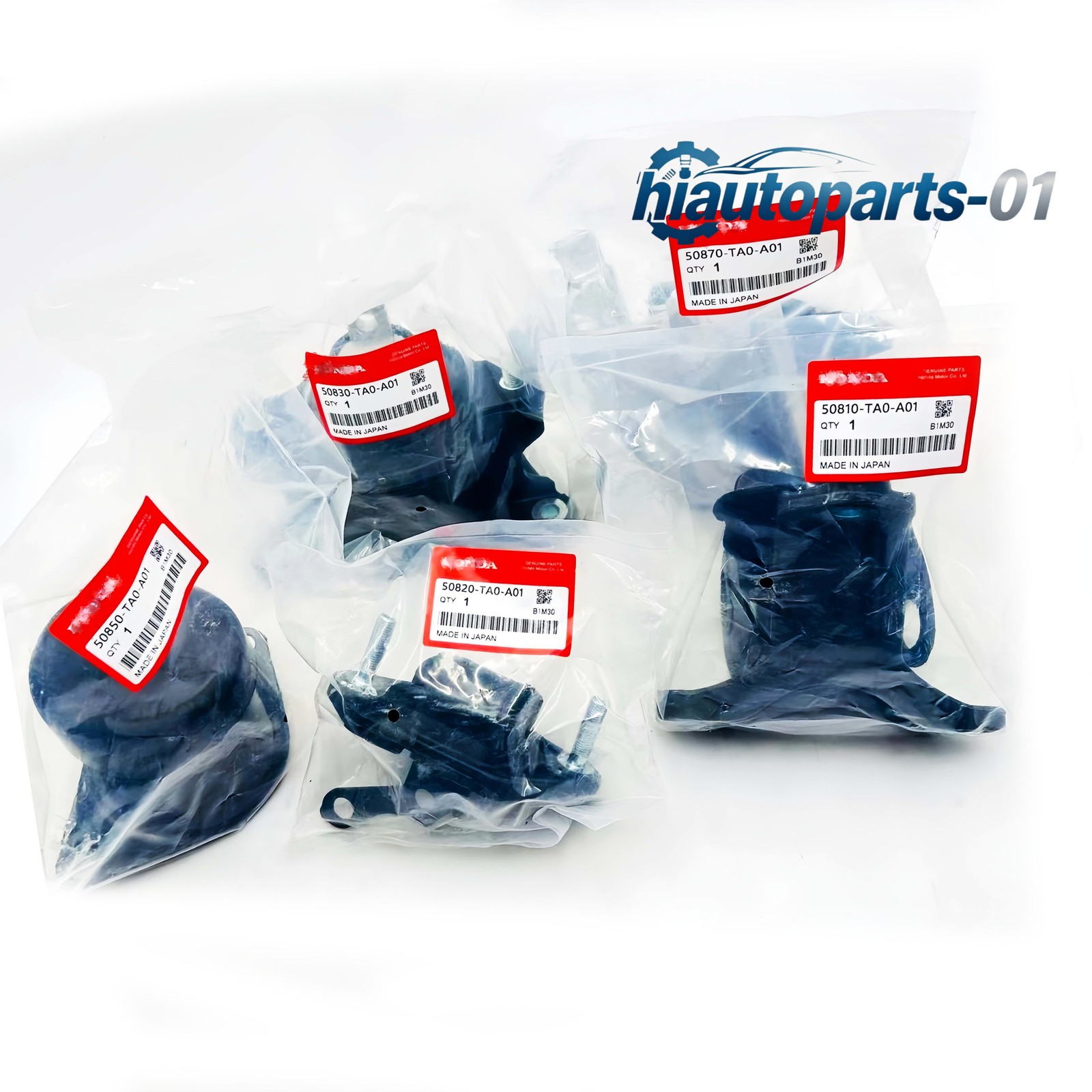 OEM 5PCS Engine Motor & Trans Mounts Kit For 08-12 Honda Accord 2.4L Auto Trans