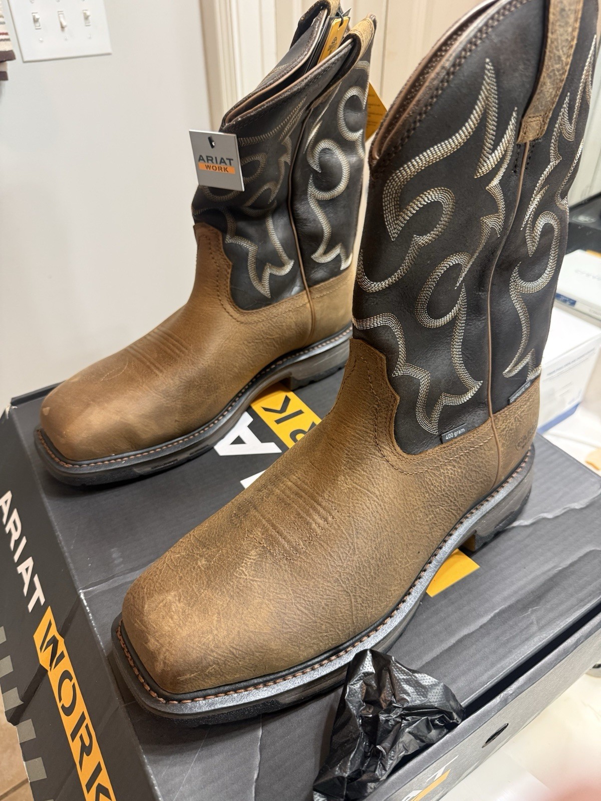 Ariat WorkHog H20 Waterproof Composite Toe Work Boot Work Boots Ariat WorkHog H20 Waterproof Composite Toe Work Boot Work Boots