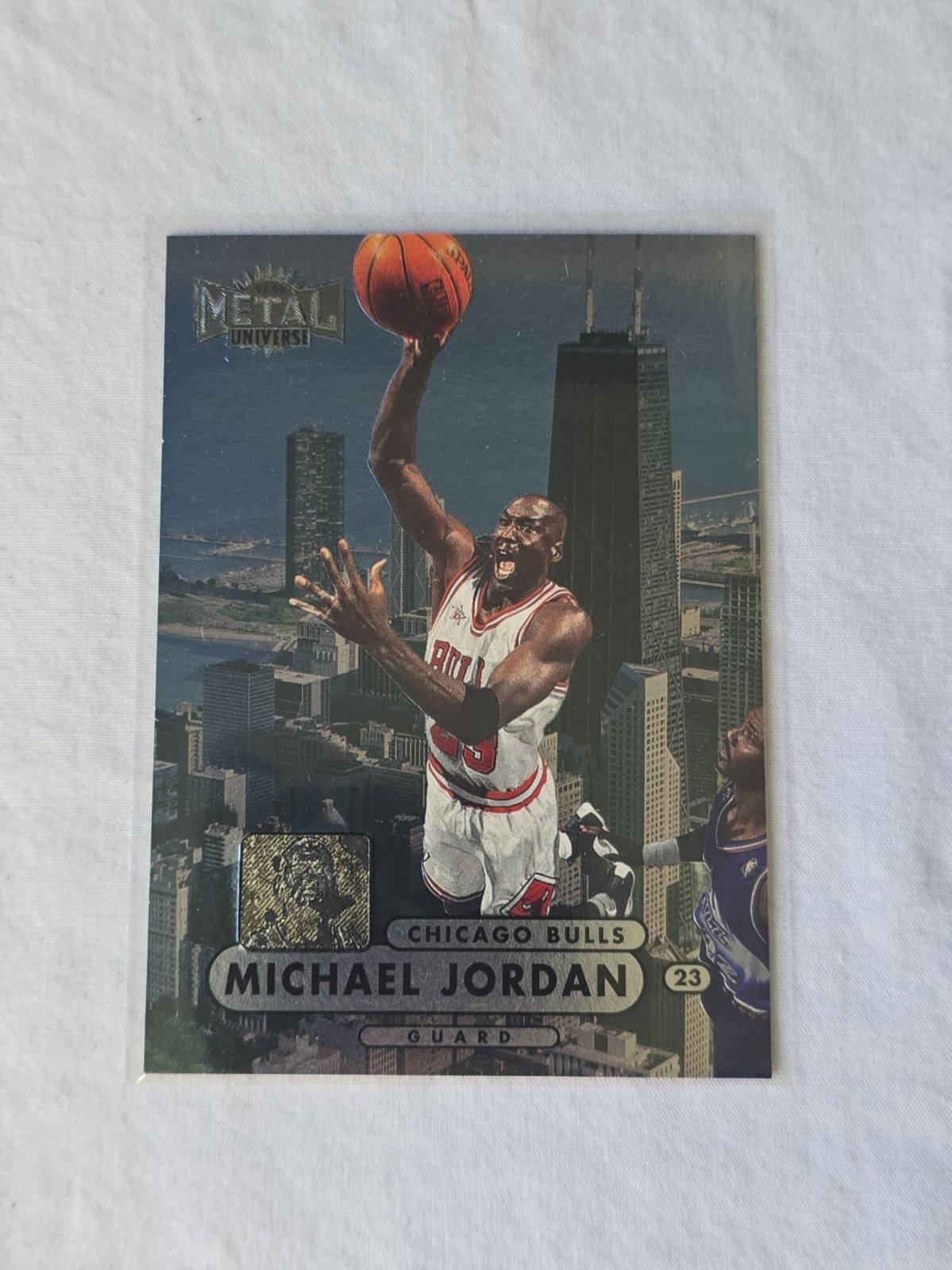 1997-98 Skybox Metal Universe Championship Preview - Michael Jordan #23 - NM 1997-98 Skybox Metal Universe Championship Preview - Michael Jordan #23 - NM