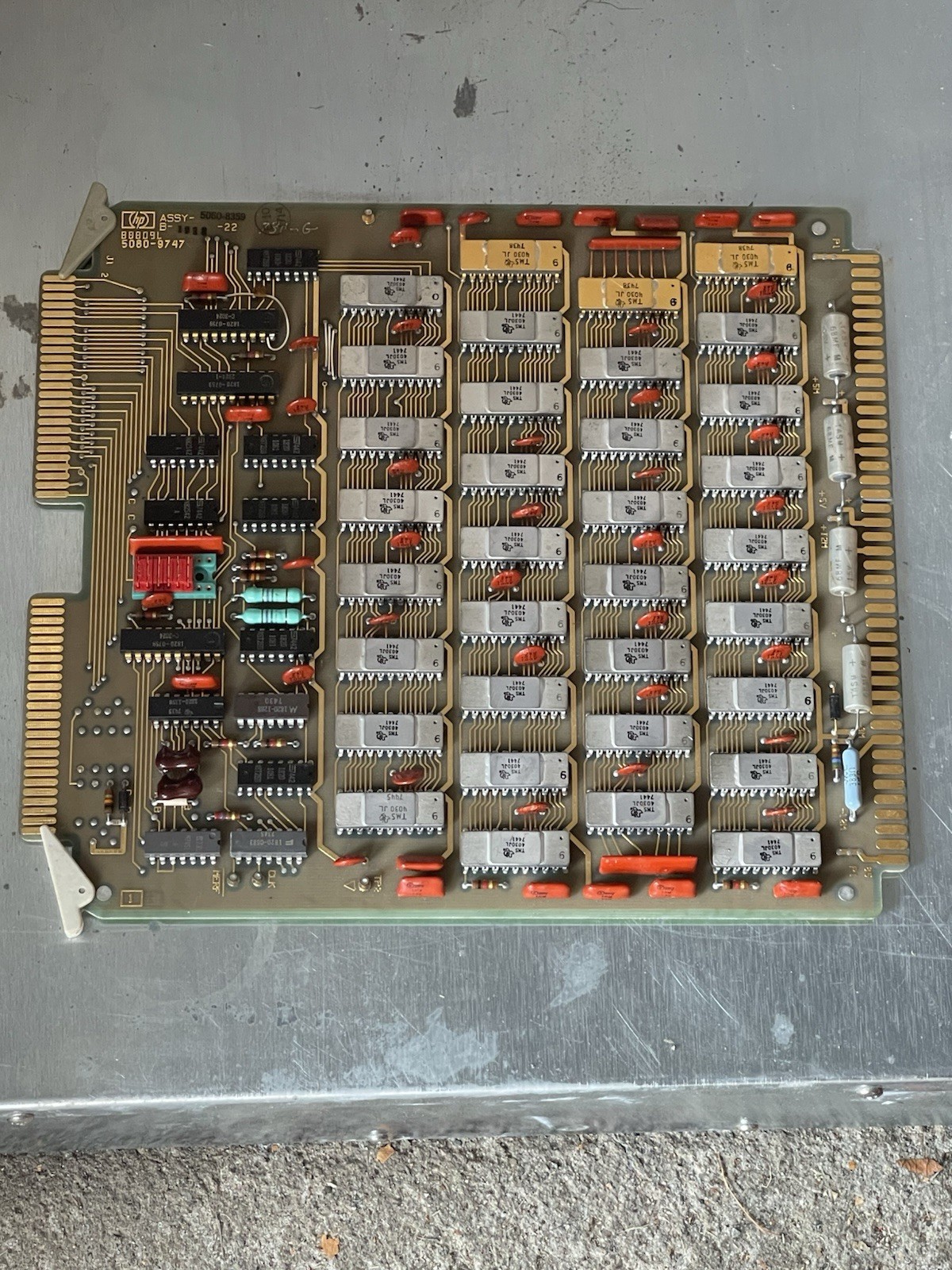 HP 5060-8359 8K Semiconductor Memory Module 5080-9747 Vintage HP Computer