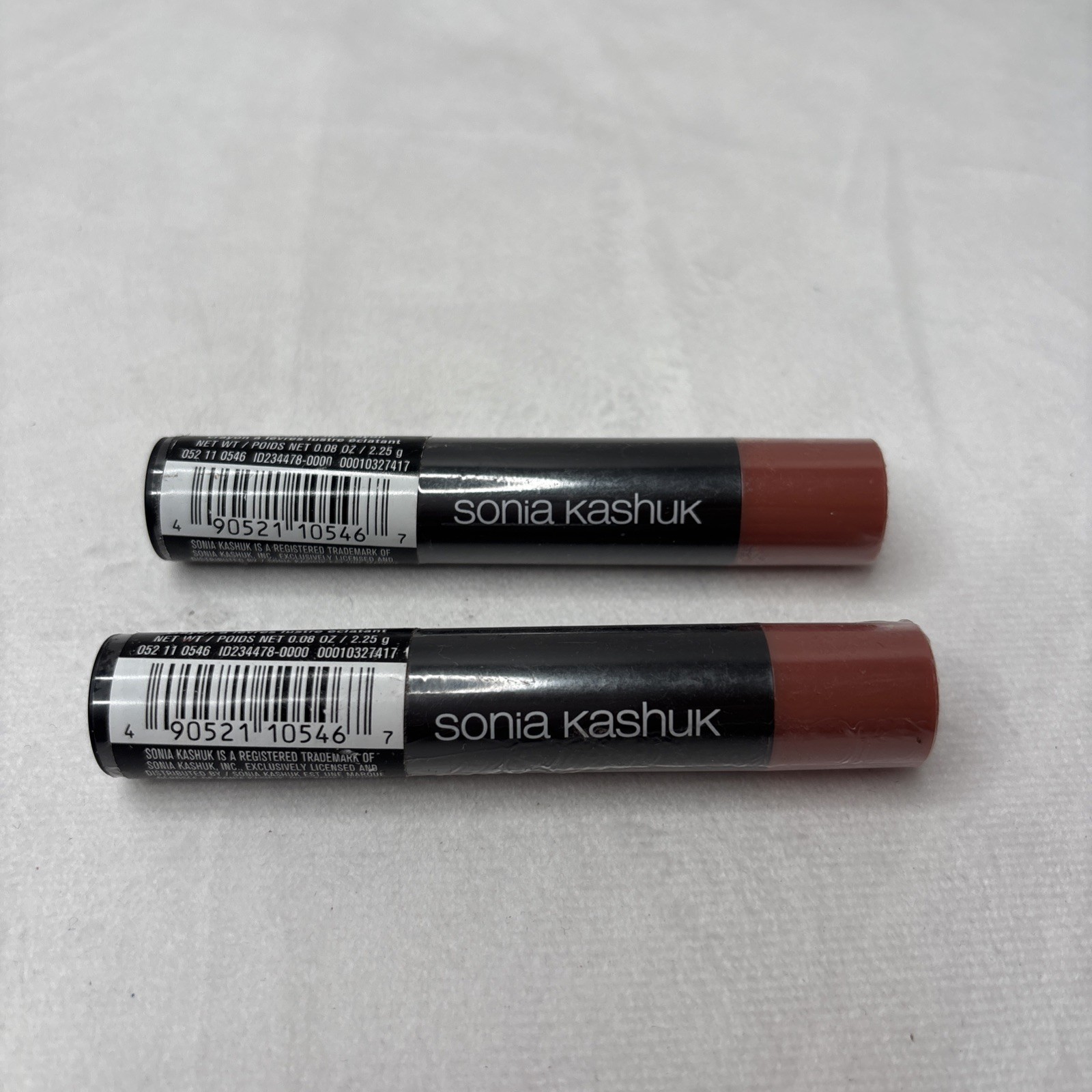 Lot of 2 New Sonia Kashuk Lustrous Shine Lip Crayon Color Stick 04 SWEET PEA