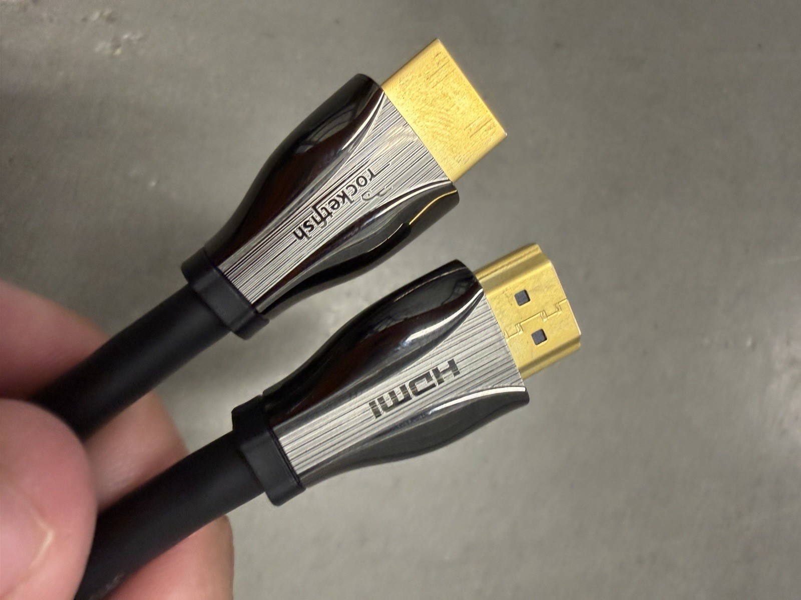 Rocketfish 8K Ultra High Speed HDMI Cable 2ft Black In-Wall Rated