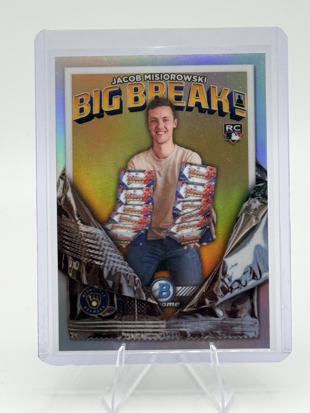 2026 Bowman Chrome Jacob Misiorowski Big Break Refractor RC #BB-12 2026 Bowman Chrome Jacob Misiorowski Big Break Refractor RC #BB-12