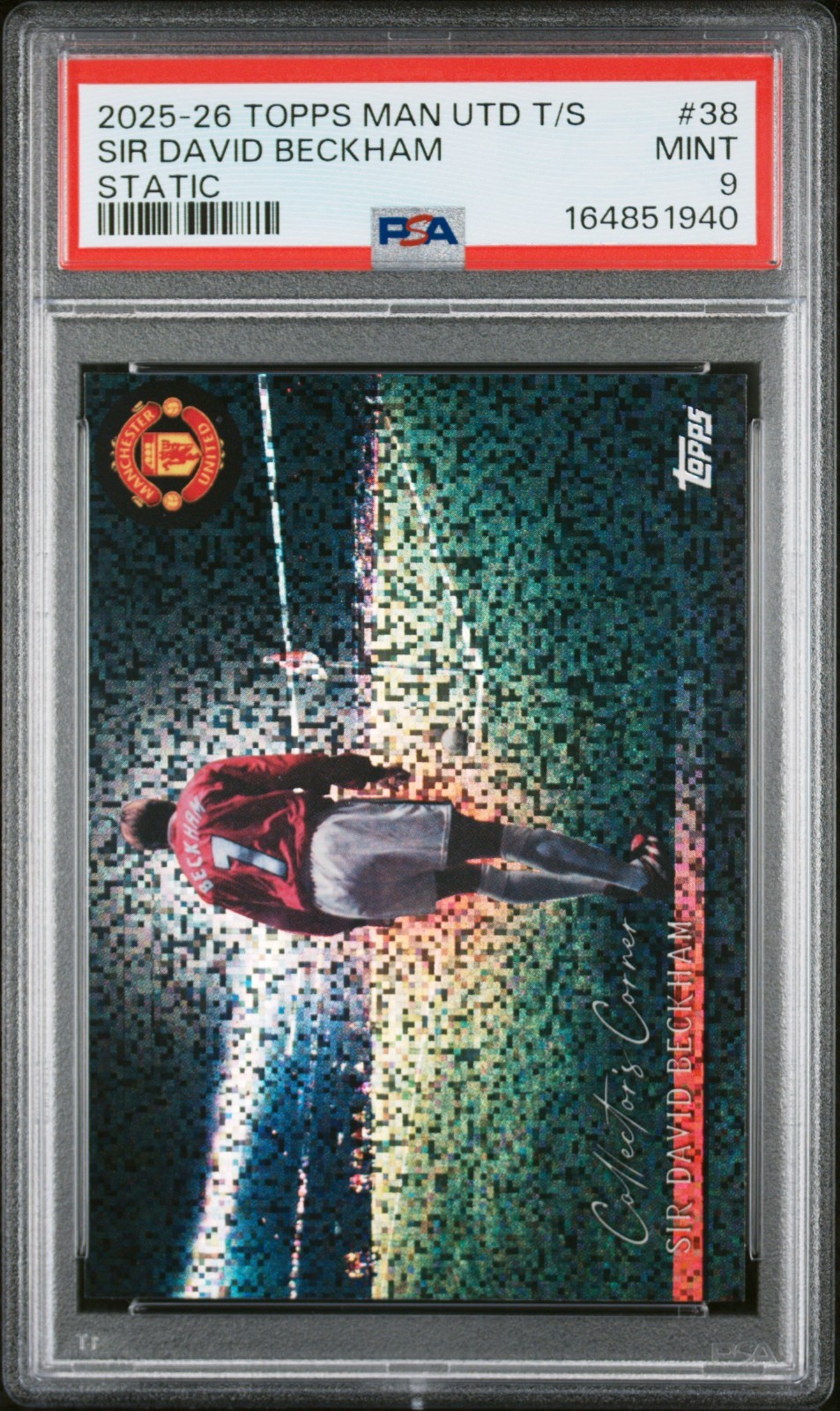 2025 TOPPS MANCHESTER UNITED TEAM SET | STATIC#38 David Beckham POP 1 RARE 2025 TOPPS MANCHESTER UNITED TEAM SET | STATIC#38 David Beckham POP 1 RARE