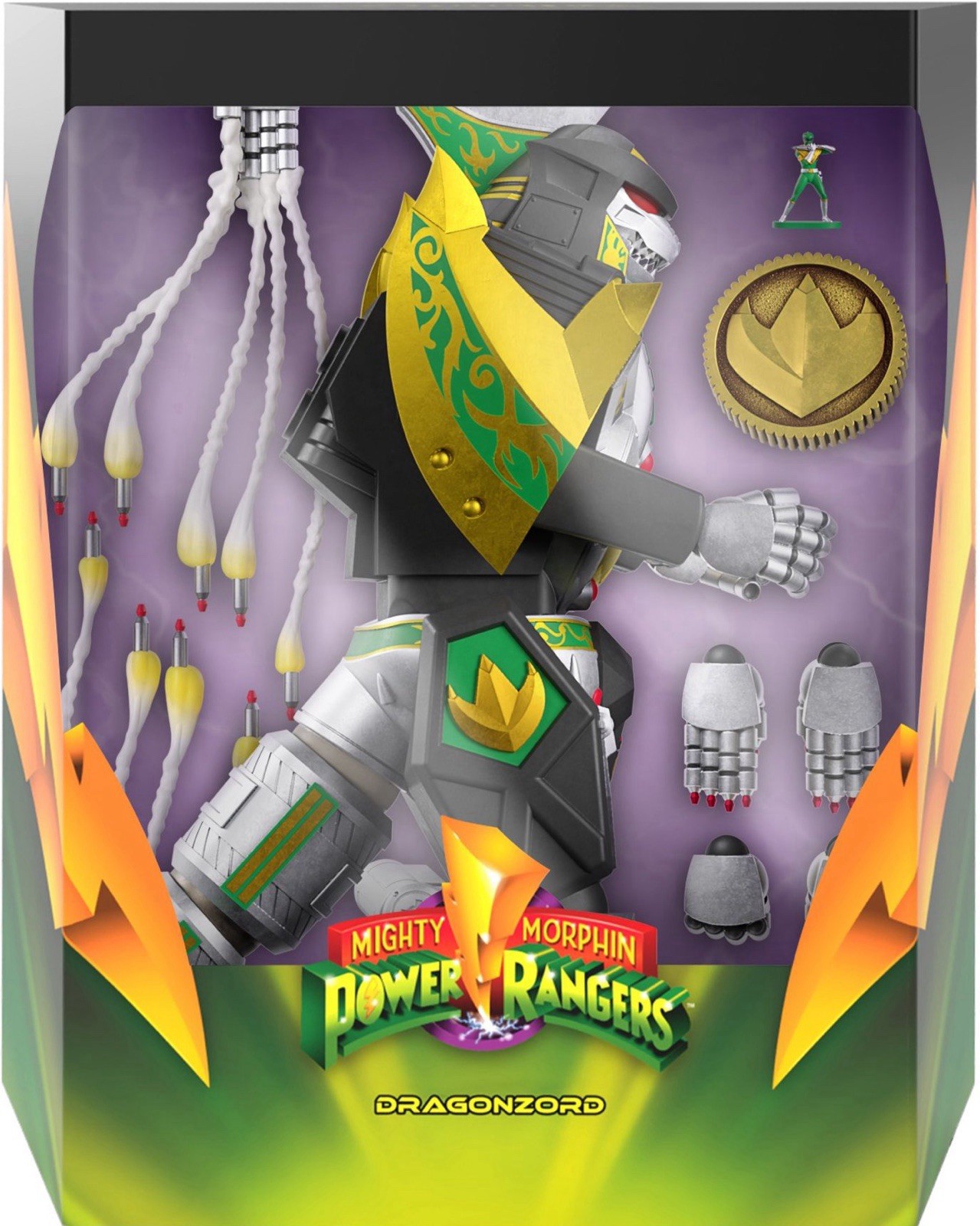 NEW Super7 Ultimates Mighty Morphin Power Rangers 9” Dragonzord NEW Super7 Ultimates Mighty Morphin Power Rangers 9” Dragonzord