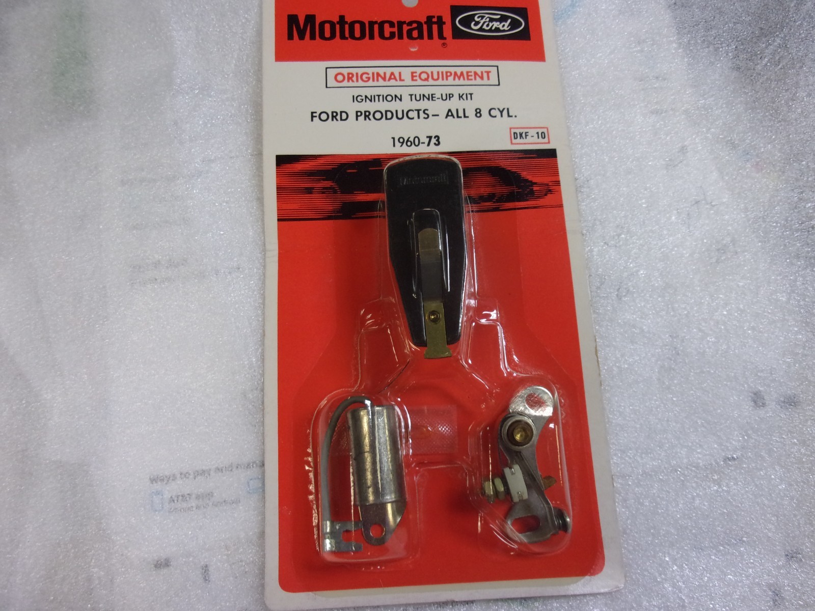 Motorcraft DKF-10 Tune Up Kit Ford 8 Cyl 1968-1973 *Points *Rotor *Condenser*NOS Motorcraft DKF-10 Tune Up Kit Ford 8 Cyl 1968-1973 *Points *Rotor *Condenser*NOS