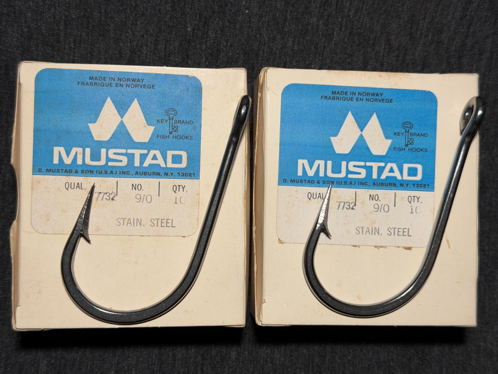 Mustad 7732 SS 9/0 Big Game Hooks 14 Count \ Mustad 7732 SS 9/0 Big Game Hooks 14 Count \