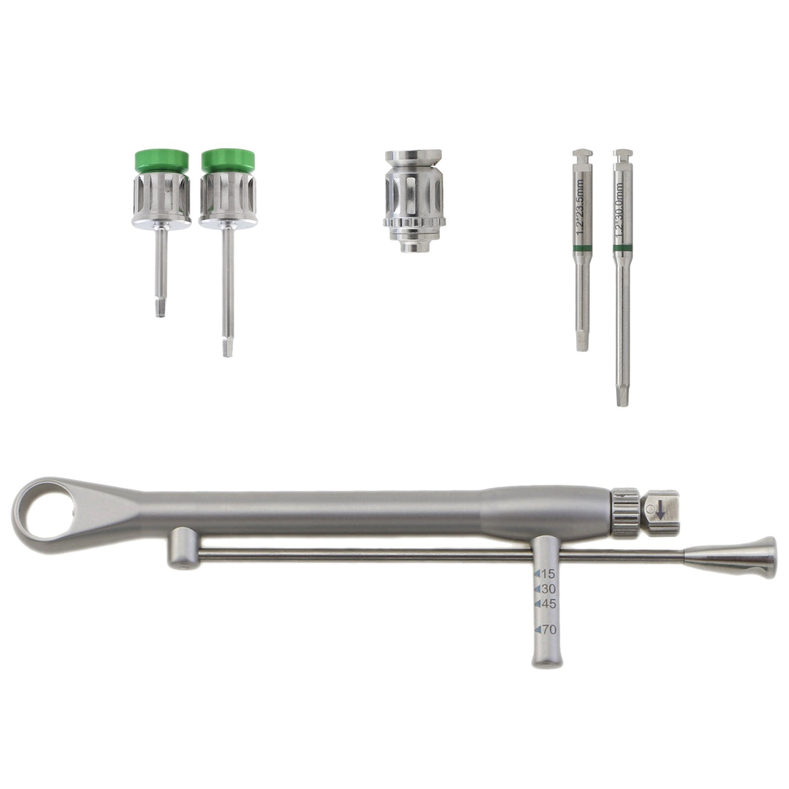 Dental Implant Driver 1.2 Hex 3i Biomet Certain/Osseotite Latch Hand Ratchet