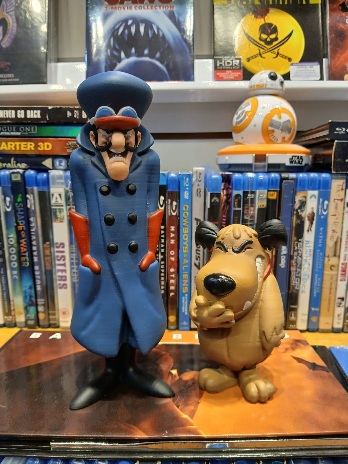 Wacky Races Dick Dastardly and Muttley Plastic 3D LOOK Wacky Races Dick Dastardly and Muttley Plastic 3D LOOK