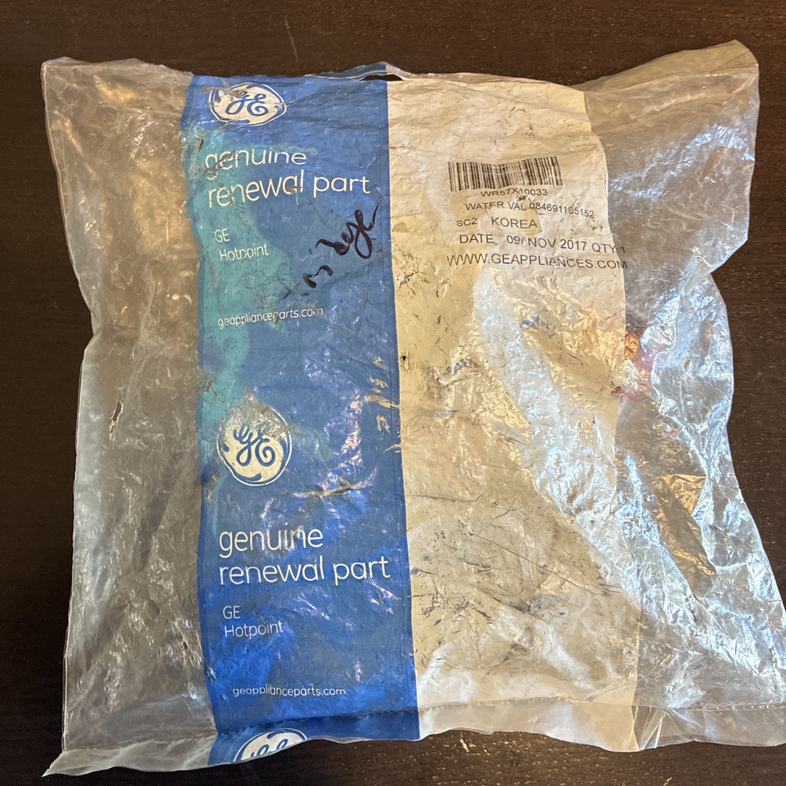 New Genuine OEM GE and Hotpoint Refrigerator Water Inlet Valve WR57X10033 New Genuine OEM GE and Hotpoint Refrigerator Water Inlet Valve WR57X10033
