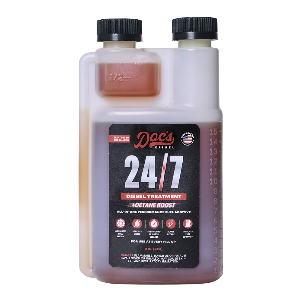 Doc's Diesel 24/7 6-in-1 Cetane Boost & Fuel Treatment, 16 oz, Treats 400 Gal