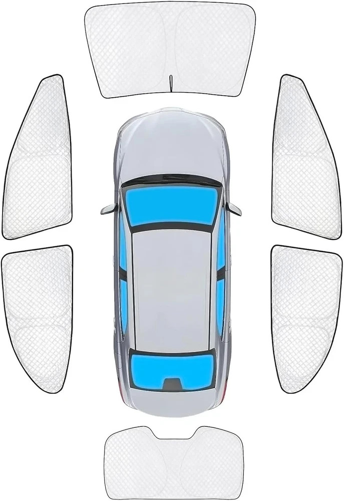 6pcs Sun Shades for Toyota Camry 2018-2024, UV Block & Blackout Privacy (Black) 6pcs Sun Shades for Toyota Camry 2018-2024, UV Block & Blackout Privacy (Black)