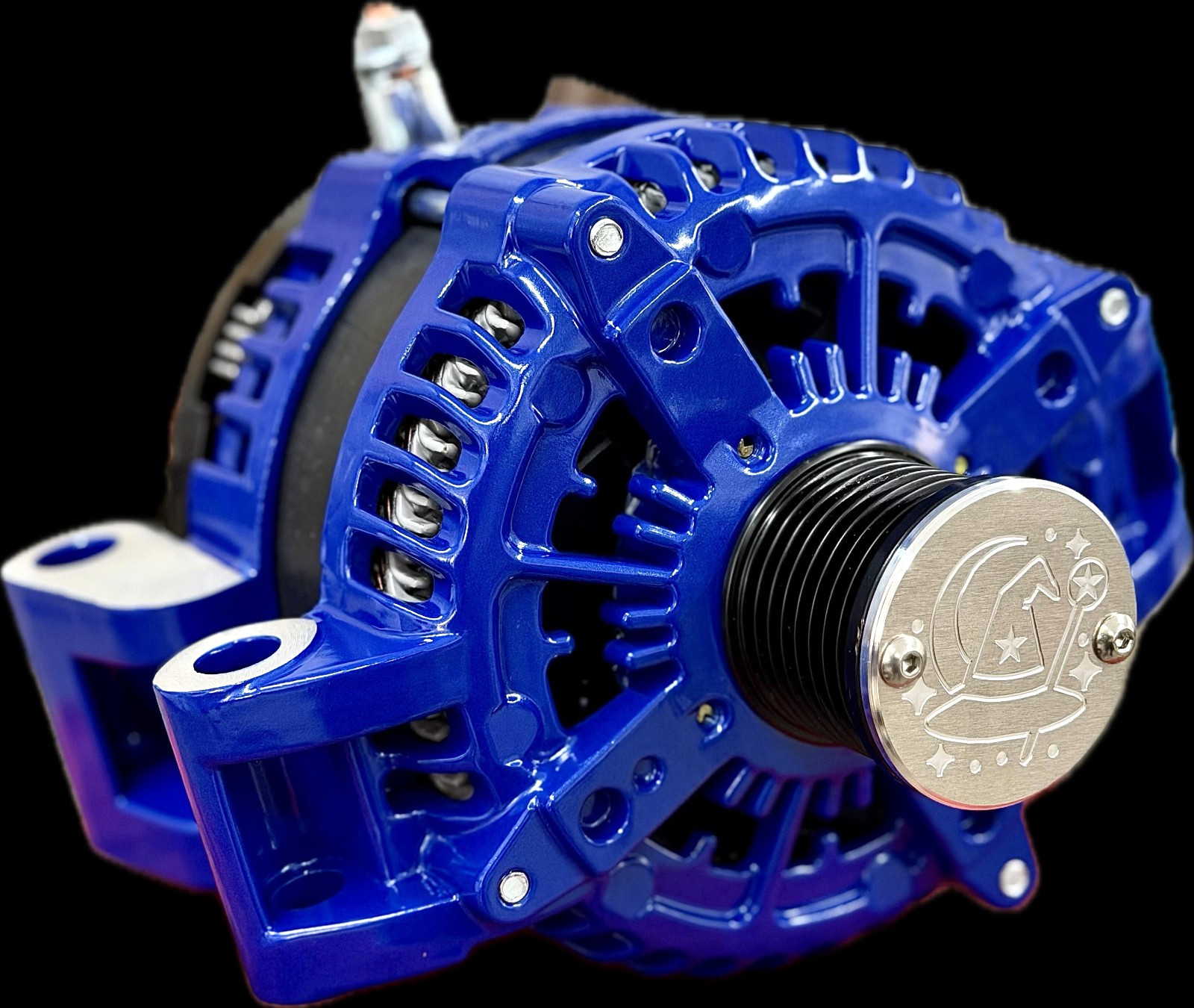 400 amp Alt Wizard Alternator Fits 1999-2007 Ford F250 F350 F450 F550 6.0L/7.3L