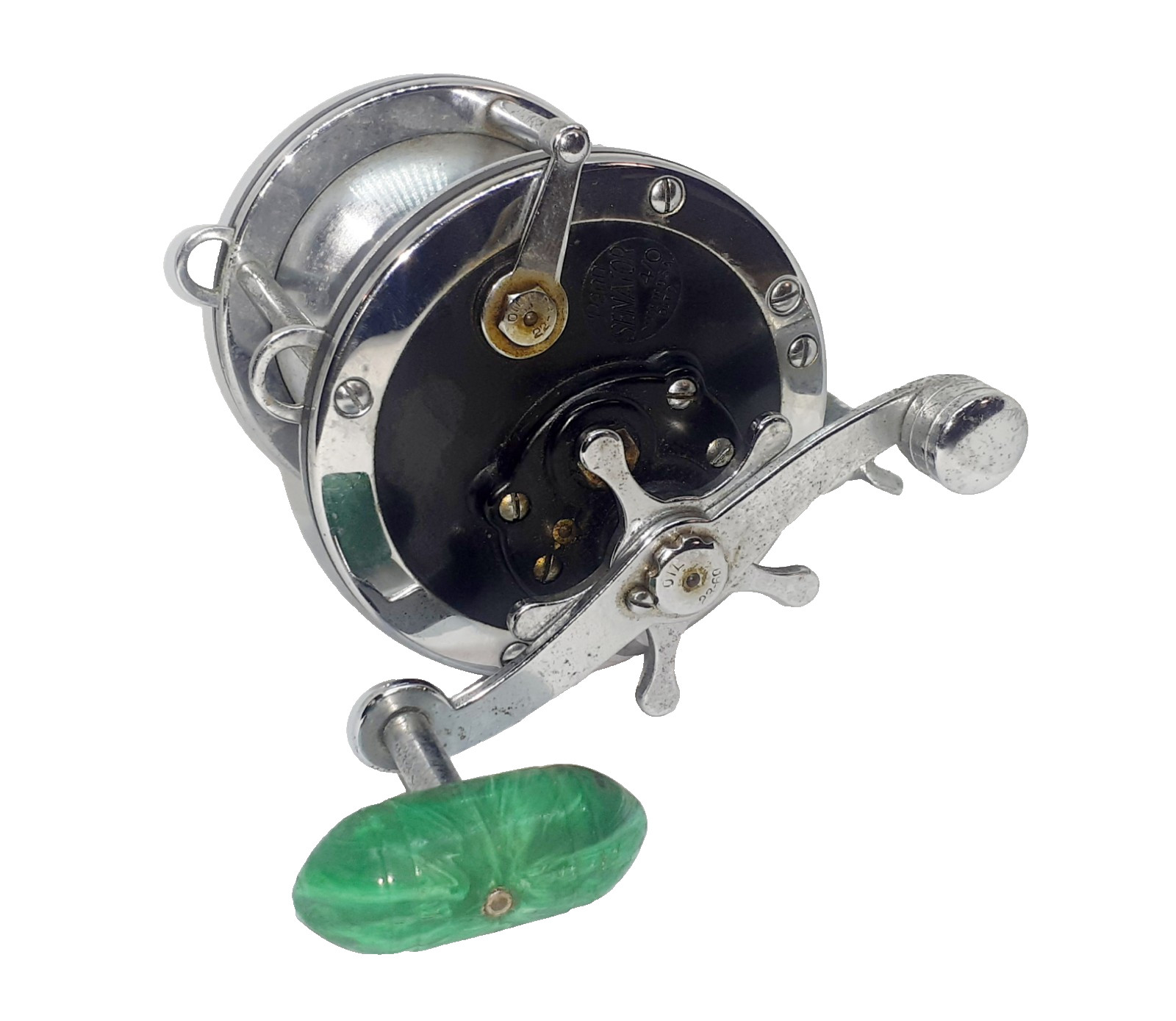 Penn 113 Senator 113 4/0 Deep Sea Saltwater Fishing reel Vintage 1960's WORKS 