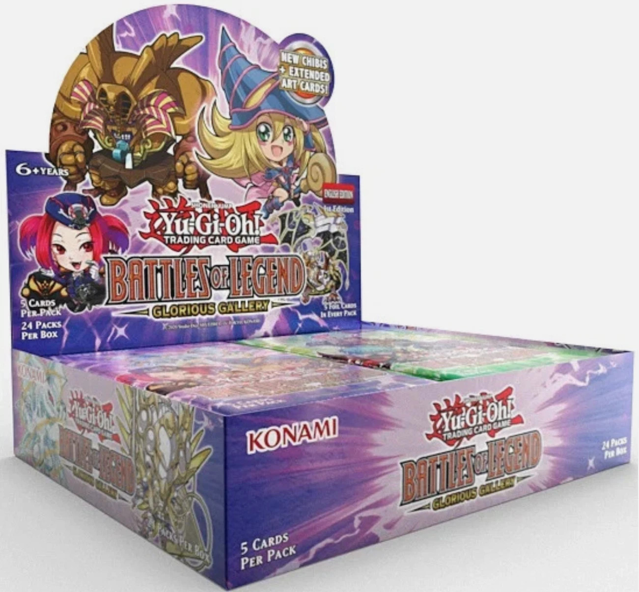 YuGiOh Battles of Legend: Glorious Gallery Booster Box 24 Packs Sealed YuGiOh Battles of Legend: Glorious Gallery Booster Box 24 Packs Sealed