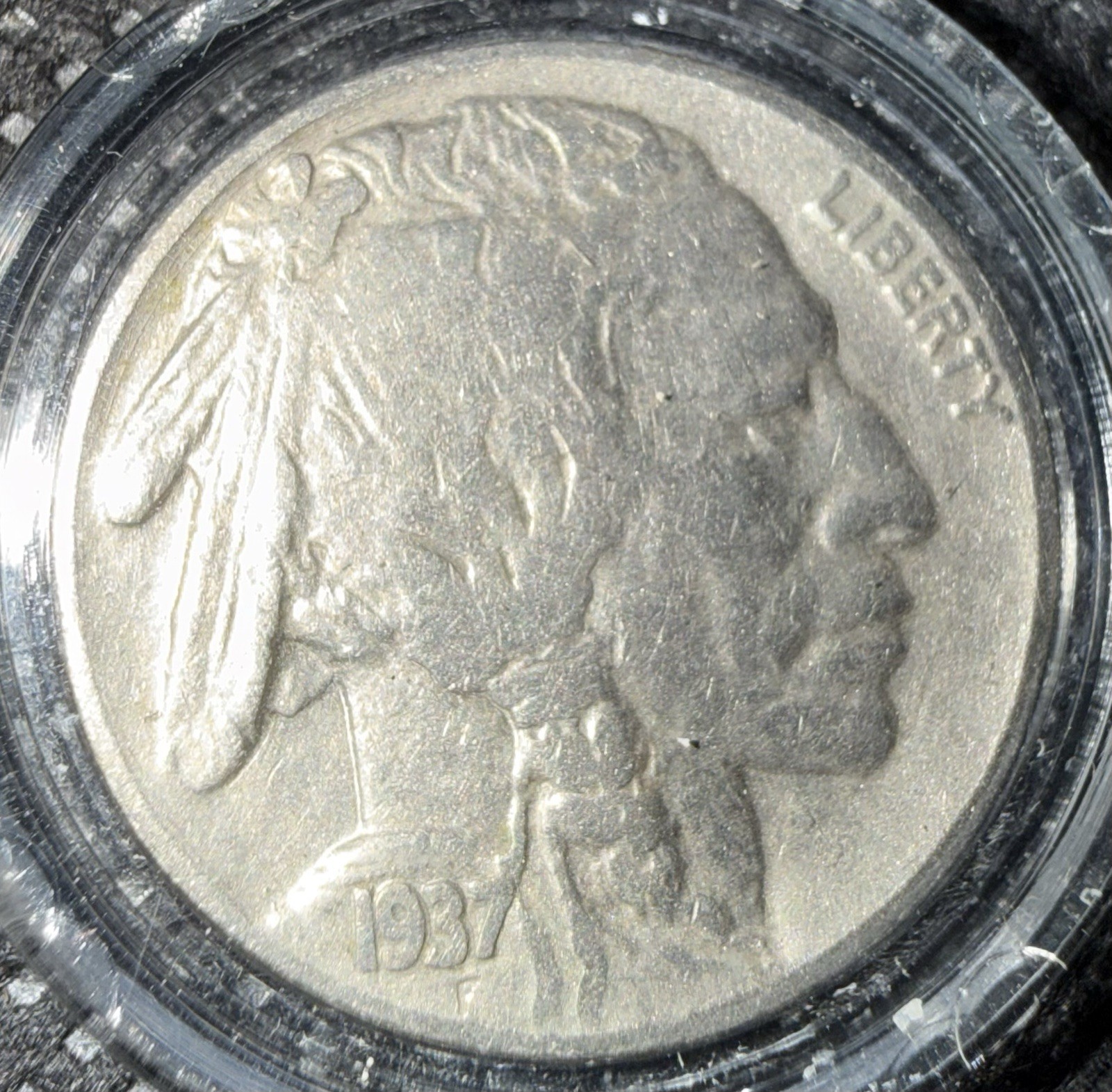 ⭐️1937-D Buffalo Nickel 5C Business Strike Denver Mint Fineness 0.75 AU⭐️ ⭐️1937-D Buffalo Nickel 5C Business Strike Denver Mint Fineness 0.75 AU⭐️