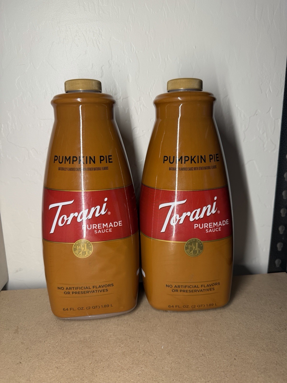 Torani Pumpkin Pie Puremade Sauce 64 oz Pumpkin Pie Exp 12/2026 2 pack 128 Oz Torani Pumpkin Pie Puremade Sauce 64 oz Pumpkin Pie Exp 12/2026 2 pack 128 Oz