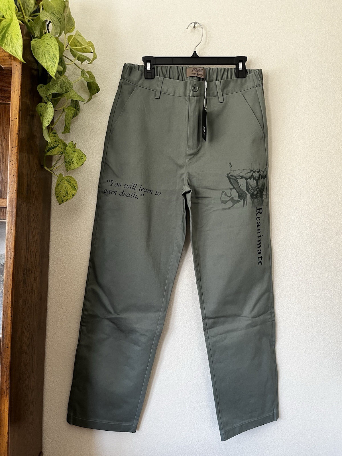 NWT Teddy Fresh Pants Men’s 32 Magic The Gathering Collab Straight Elastic Waist