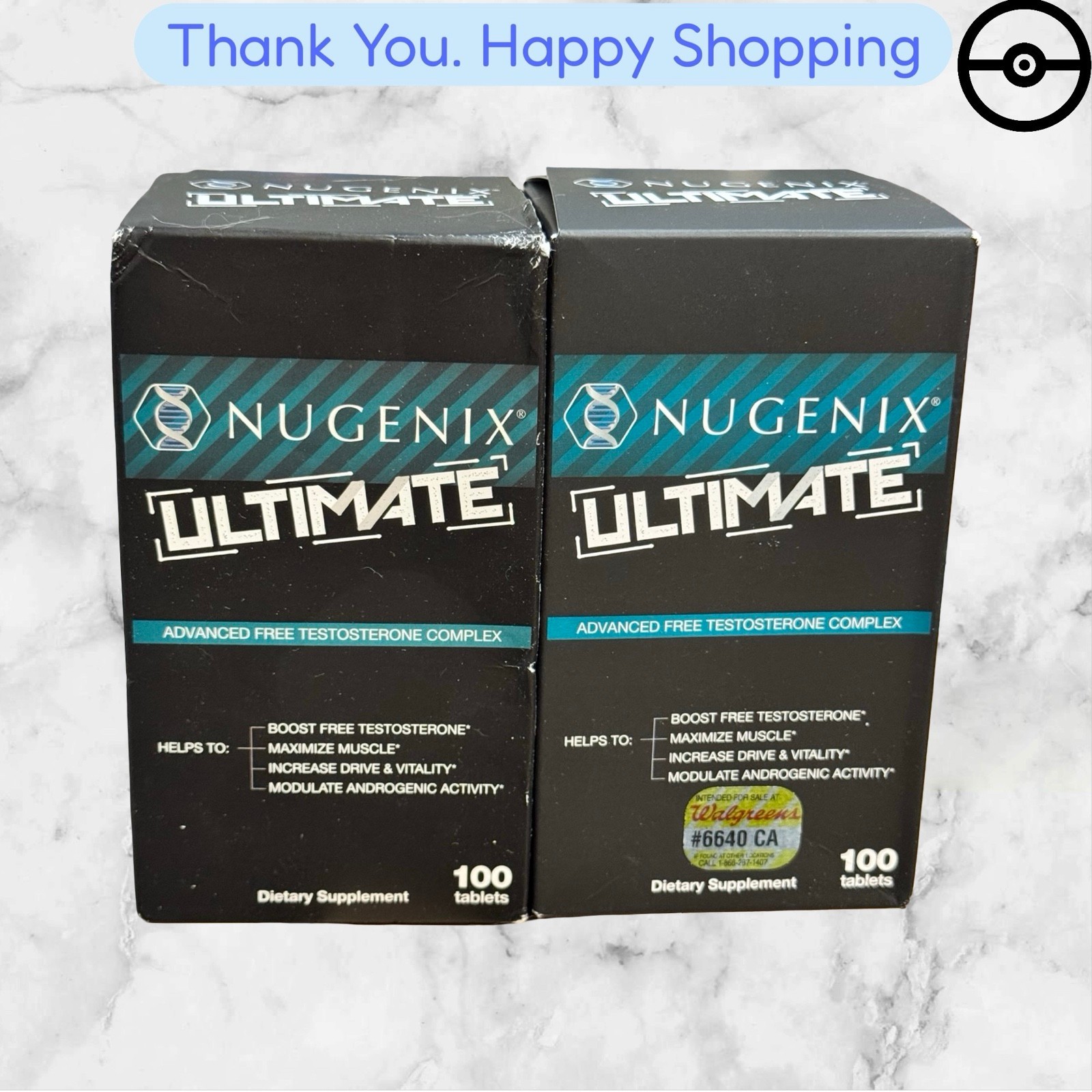 LOT OF 2 NUGENIX ULTIMATE ADVANCED COMPLEX 100 TABLETS - NEW- EXP 02/2027-2028 LOT OF 2 NUGENIX ULTIMATE ADVANCED COMPLEX 100 TABLETS - NEW- EXP 02/2027-2028