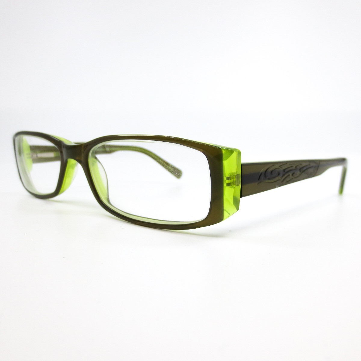 Luxottica LU9021 C236 Eyeglasses Full Rim green Rectangle Frame 51-16-135 Luxottica LU9021 C236 Eyeglasses Full Rim green Rectangle Frame 51-16-135