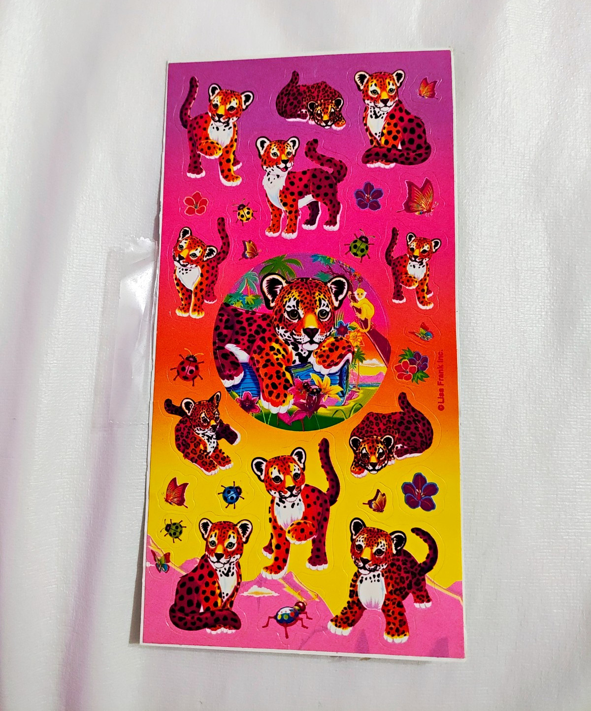 Vintage Lisa Frank Hunter Sticker Sheet From Trifold Organizer Vintage Lisa Frank Hunter Sticker Sheet From Trifold Organizer