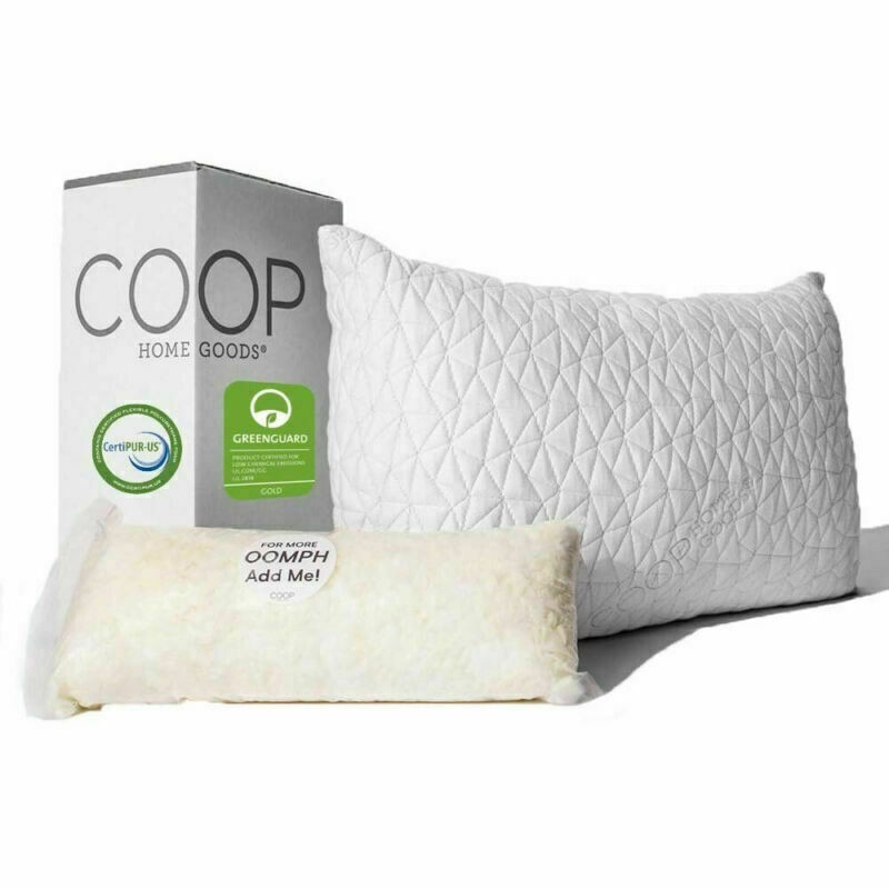 US - Coop Home Goods Premium Adjustable Loft Pillow Queen New US - Coop Home Goods Premium Adjustable Loft Pillow Queen New