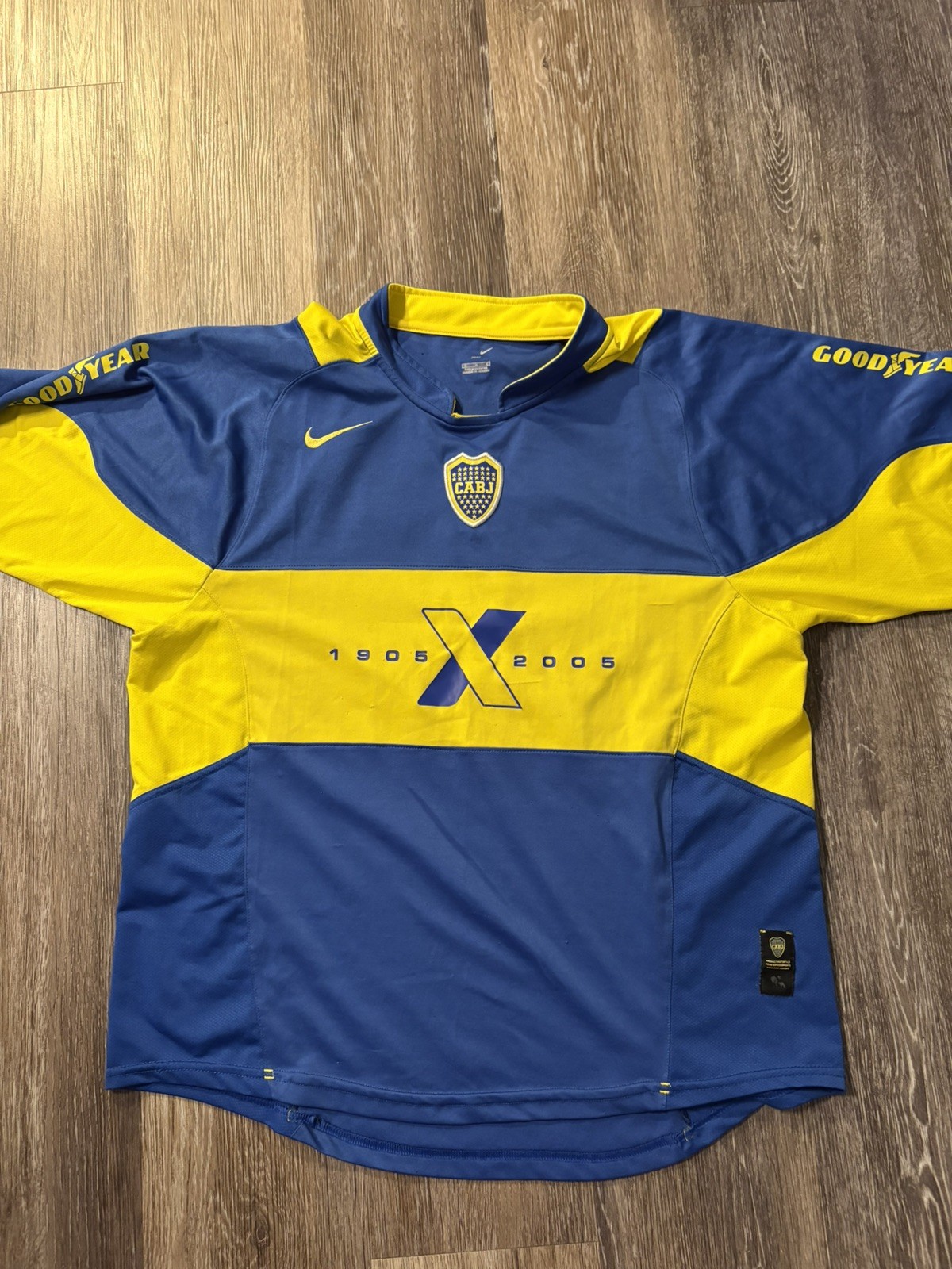 VTG🔥 Nike Diego Armando Maradona LTD 1905-2005 Boca Juniors Soccer Jersey XL VTG🔥 Nike Diego Armando Maradona LTD 1905-2005 Boca Juniors Soccer Jersey XL