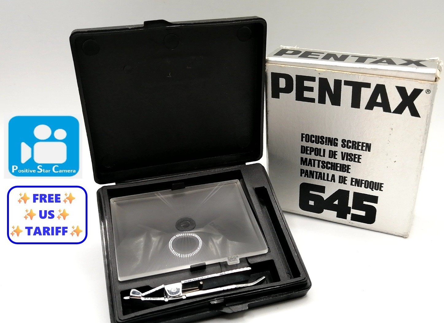 🎦👀✨Top MINT✨ Pentax 645 UC-21 UC21 Split Microprism Focusing Screen JAPAN