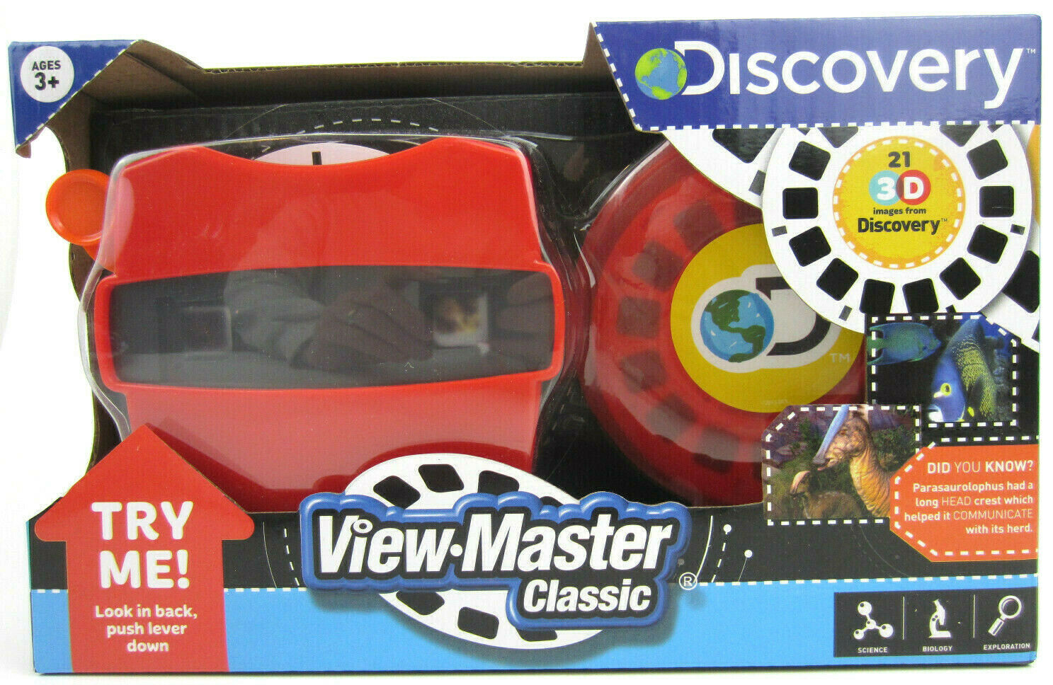 3D VIEW-MASTER DISCOVERY KIDS Dinosaurs Marine Animals Viewmaster Viewer Box Set 3D VIEW-MASTER DISCOVERY KIDS Dinosaurs Marine Animals Viewmaster Viewer Box Set