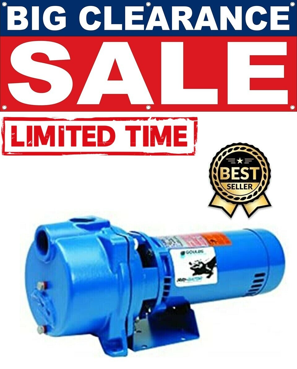GOULDS GT15 1.5 HP IRRI-Gator Self-Priming Centrifugal Pump, 115/230 Volt