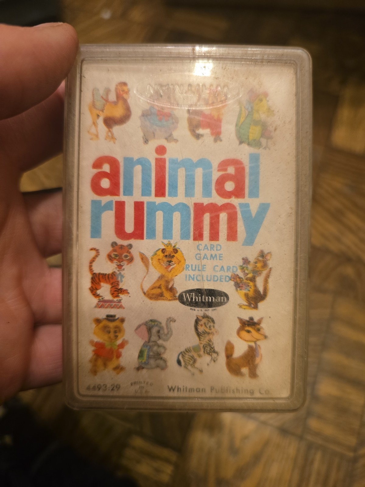 Vintage Whitman Co Animal Rummy Card Game Complete With Box Printed USA Vintage Whitman Co Animal Rummy Card Game Complete With Box Printed USA