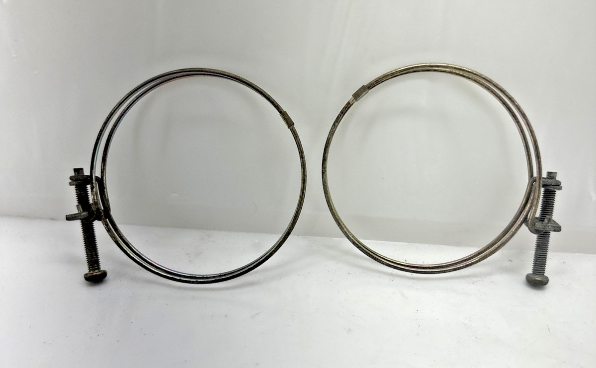 1986 Nissan 300ZX Air Intake Hose Clamps Air Filter Box Clamps Set of 2 OEM
