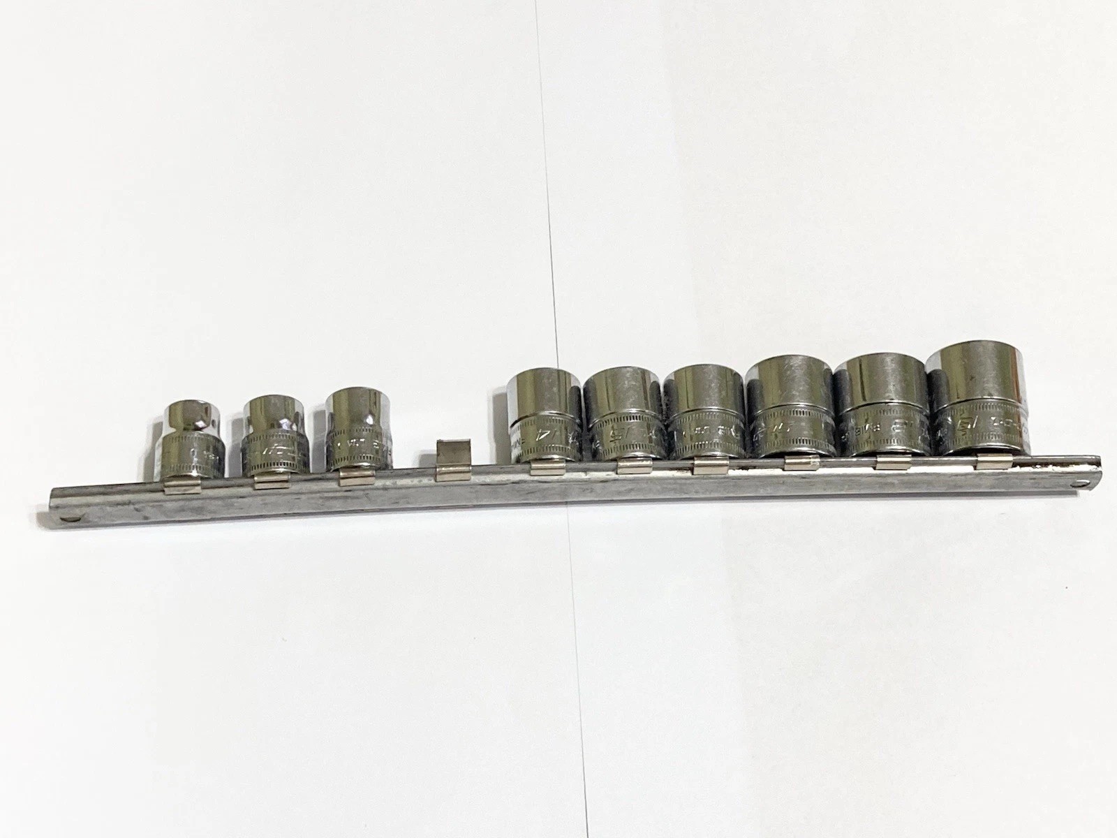 9-Snap-on Tools Shallow Sockets 3/8\ 9-Snap-on Tools Shallow Sockets 3/8\
