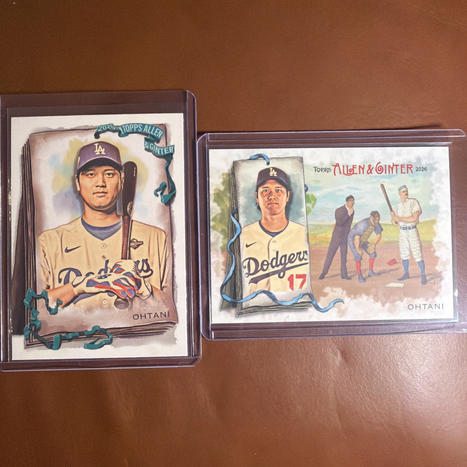 2026 Topps Allen & Ginter Shohei Ohtani Los Angeles Dodgers 2-Card Lot