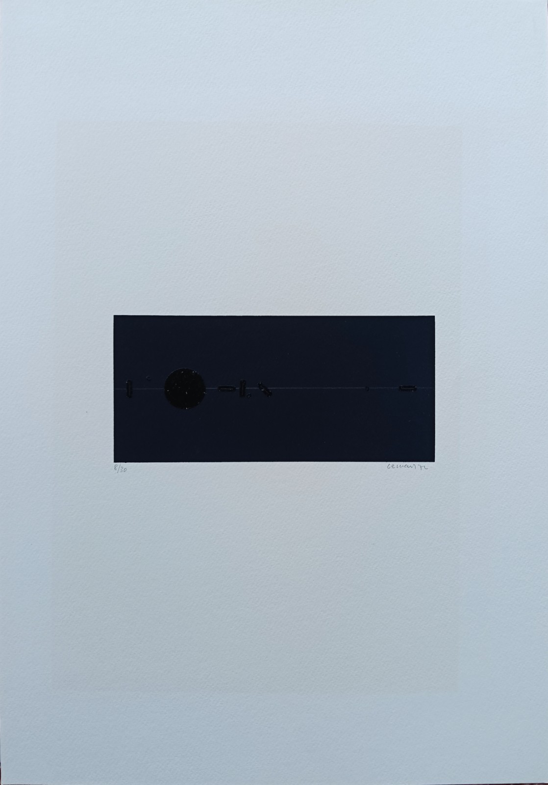 Ermanno Leinardi - Original 1972 silkscreen, numbered and signed Ermanno Leinardi - Original 1972 silkscreen, numbered and signed
