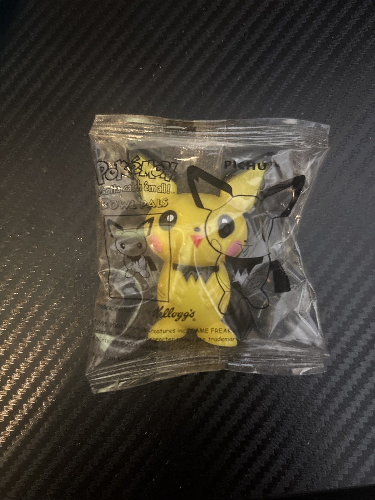 Pokemon Bowl Pals Nintendo PICHU 2001 Kellogg's Cereal premium Original sealed