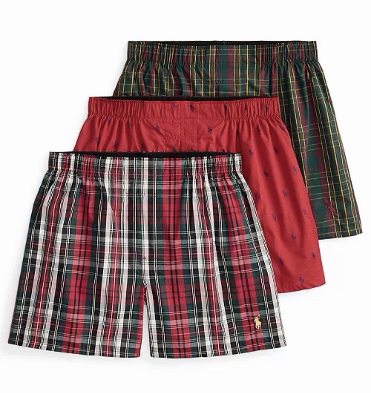 Men’s Polo Ralph Lauren Classic Fit Woven Boxers 3 Pack 100% Cotton Size X-Large Men’s Polo Ralph Lauren Classic Fit Woven Boxers 3 Pack 100% Cotton Size X-Large