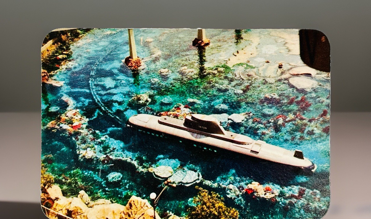 1960's Vintage Disneyland Postcard Submarine Voyage Tomorrowland Hallmark PDL 28 1960's Vintage Disneyland Postcard Submarine Voyage Tomorrowland Hallmark PDL 28