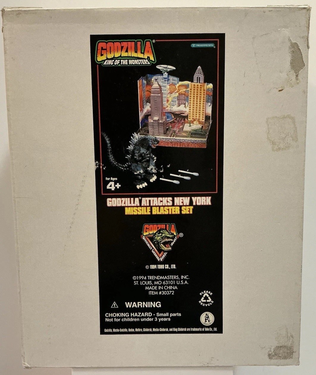 TRENDMASTERS GODZILLA ATTACKS NEW YORK MISSILE BLASTER SET RARE MAIL AWAY NEW TRENDMASTERS GODZILLA ATTACKS NEW YORK MISSILE BLASTER SET RARE MAIL AWAY NEW