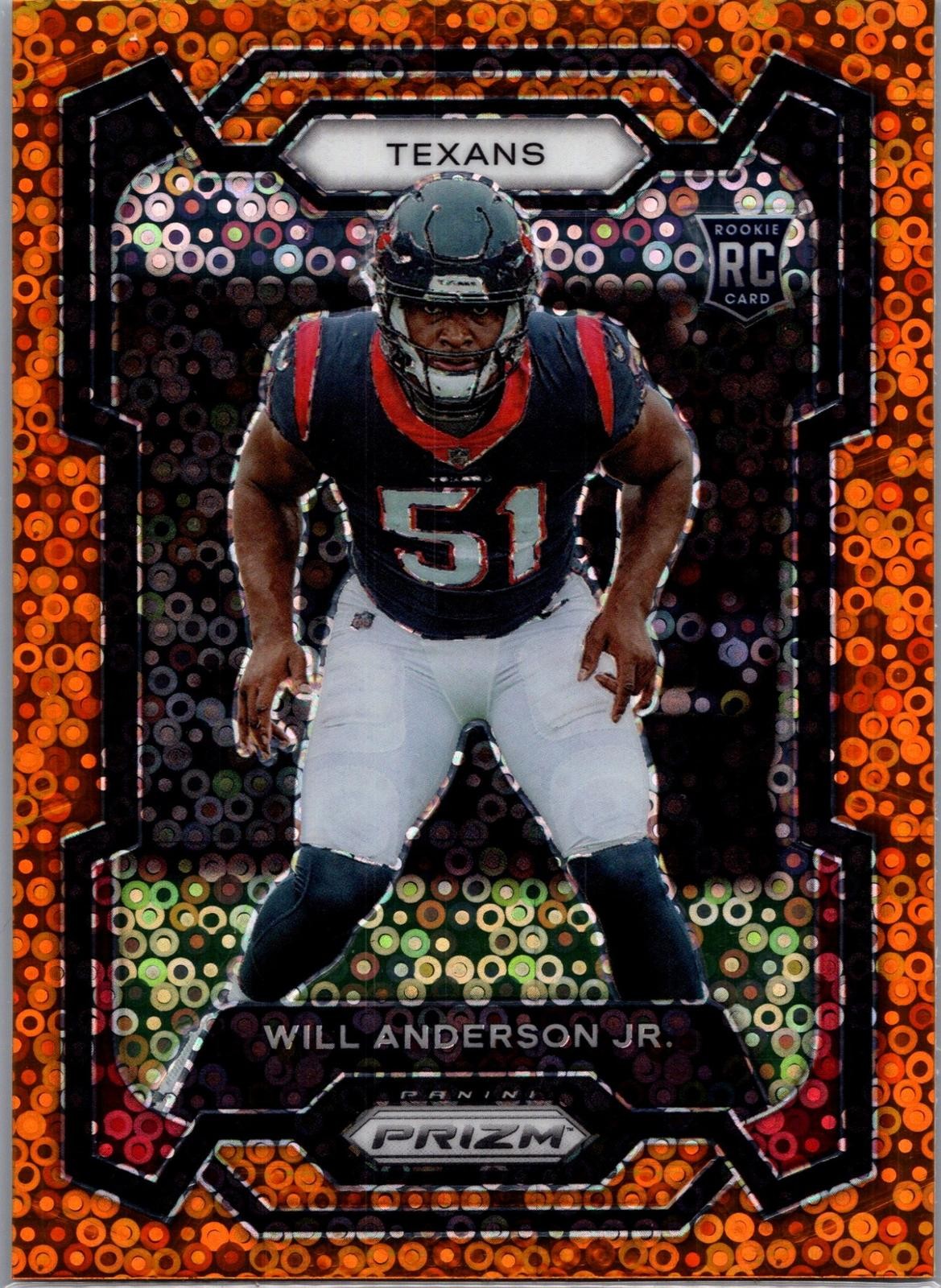 2023 Panini Prizm #342 Will Anderson Jr. Disco 2023 Panini Prizm #342 Will Anderson Jr. Disco