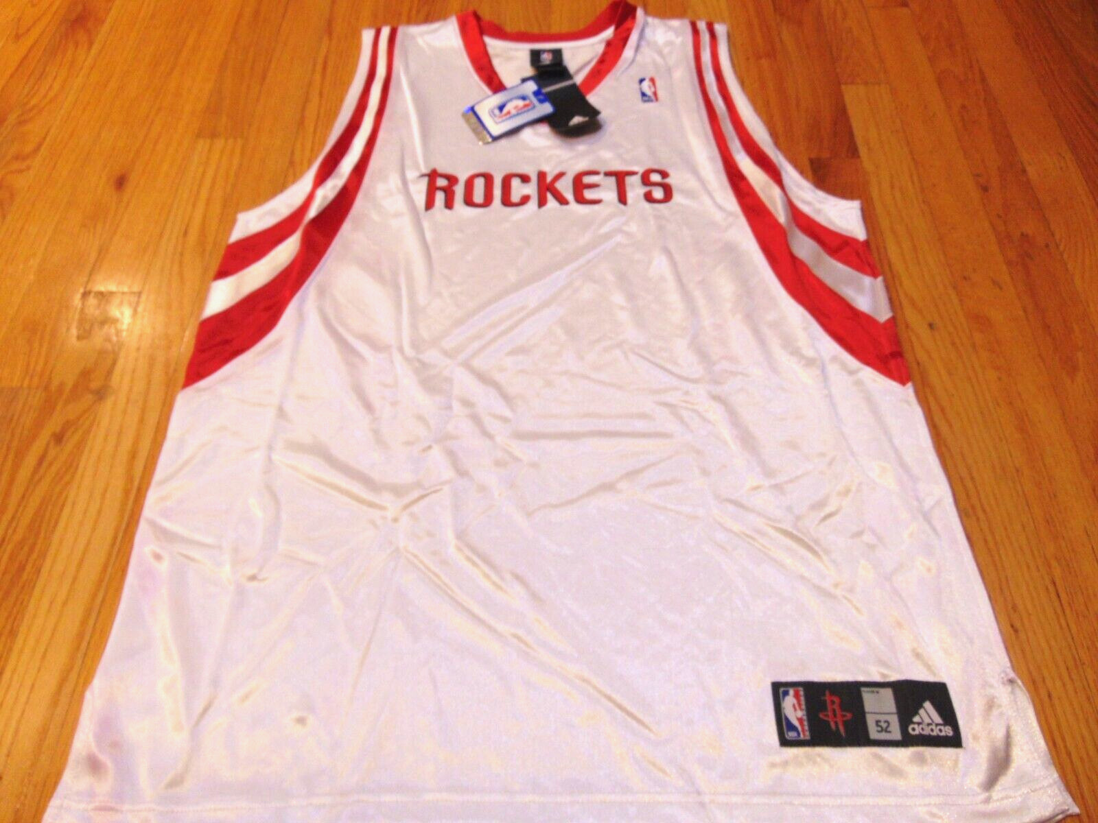 ADIDAS NBA HOUSTON ROCKETS WHITE AUTHENTIC BLANK JERSEY SIZE 52 ADIDAS NBA HOUSTON ROCKETS WHITE AUTHENTIC BLANK JERSEY SIZE 52
