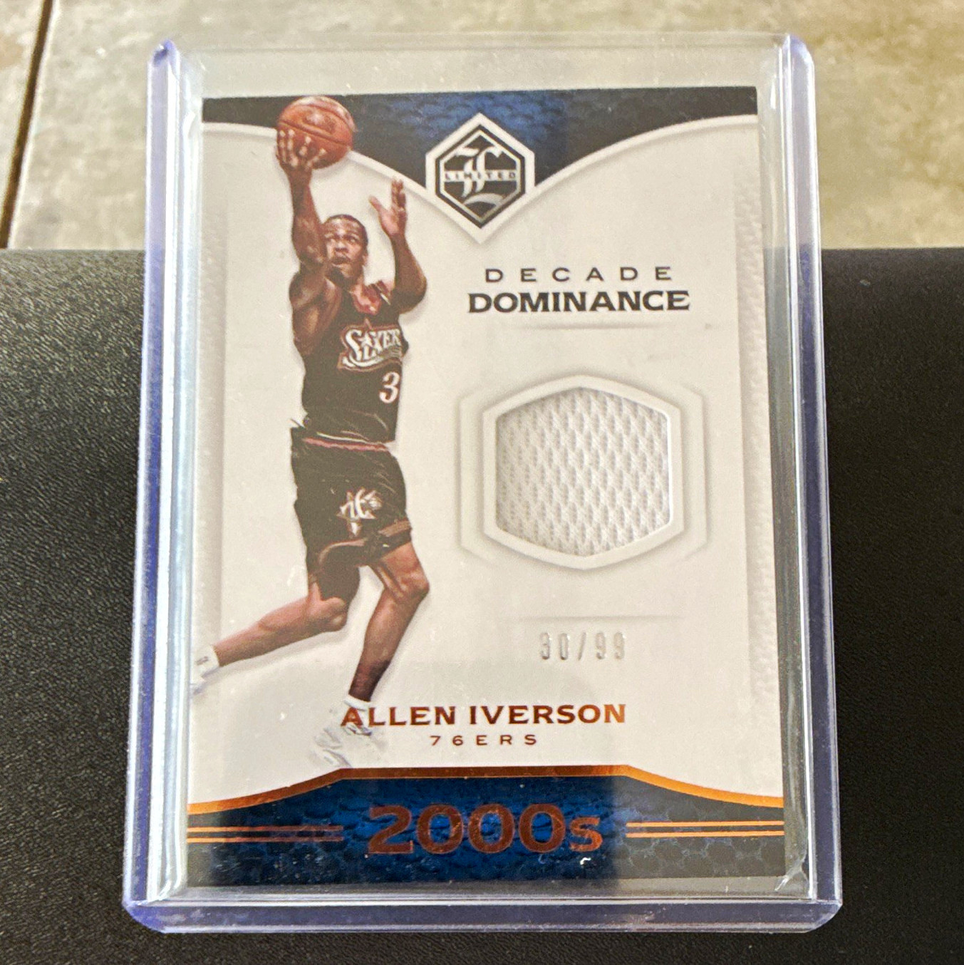 Panini 2016-17 Limited Decade Dominance Allen Iverson #4/99 MEM 76ers Panini 2016-17 Limited Decade Dominance Allen Iverson #4/99 MEM 76ers