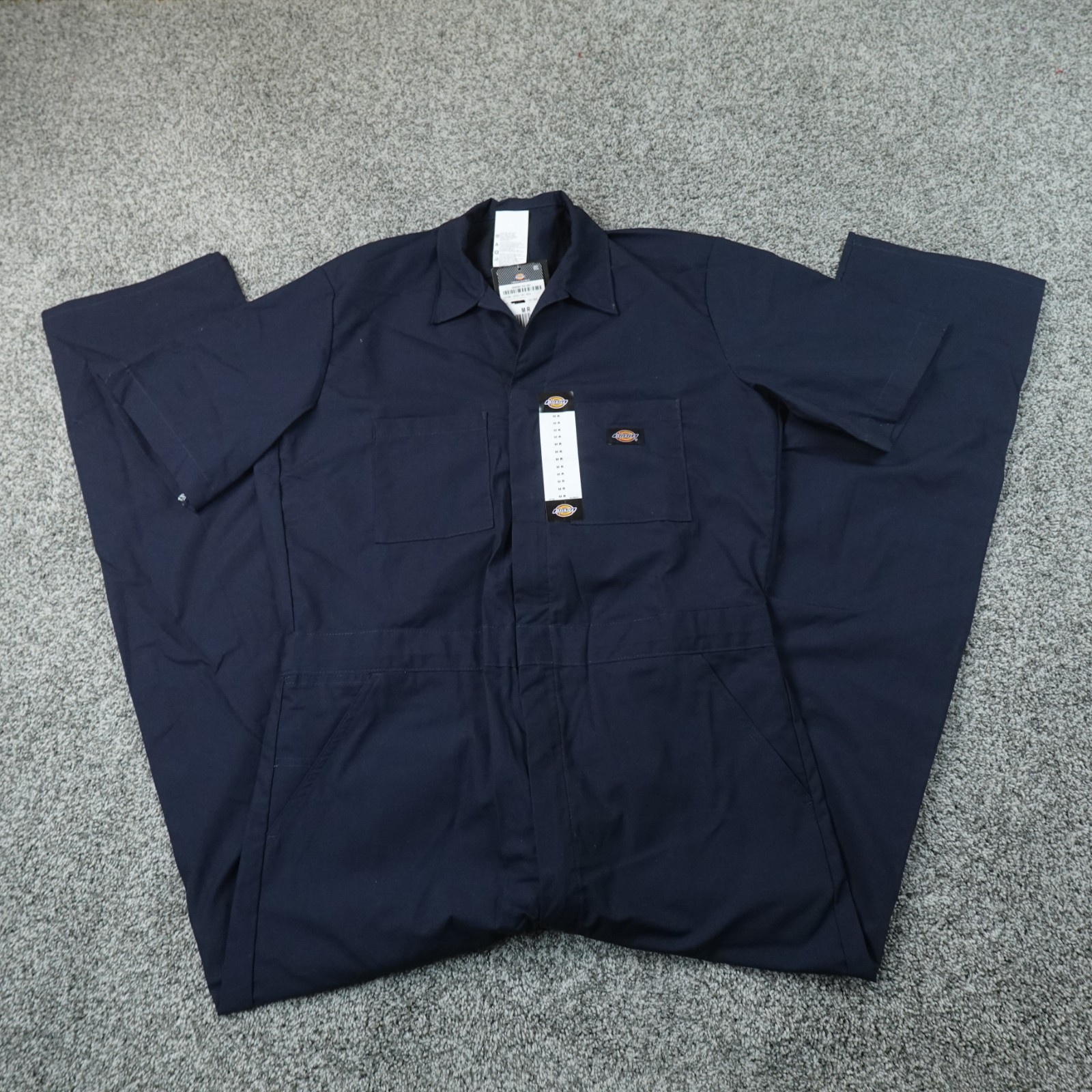 NEW Dickies Coveralls Mens M Blue Short Sleeve Overalls Work Uniform Jumpsuit