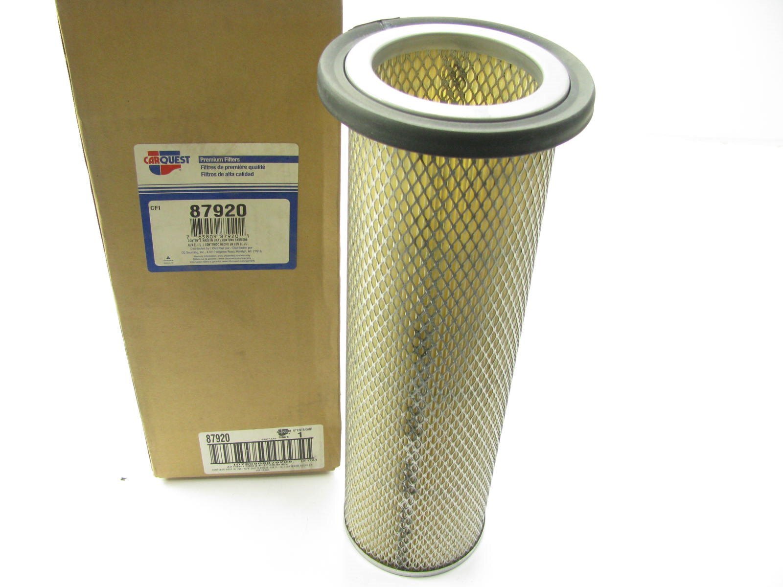 Carquest 87920 Air Filter Replaces: 42920 46643 A63157 A64560 LAF8077 LAF8674